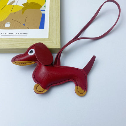 Cross-border Miu Bag Pendant Dachshund Doll Pendant School Bag Car Pendant Advanced Sense Keychain Gift
