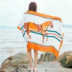 M183-02 cartoon trojan-orange / 180*90cm