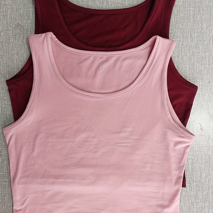 2 Women's Sports Casual Vests Sleeves Tops Cross-Border Dropshipping