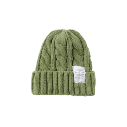 Hat Autumn and Winter Fashion Korean Knitted Hat Piled Big Head Big Brim Wool Hat All-match Face Show Small Warm Cold Hat