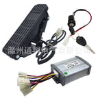 800W 48V controller pedal throttle electric door lock