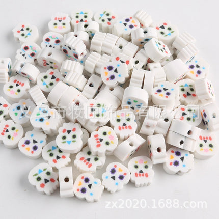 100 a pack of cross-border fruit soft pottery loose beads clay beads diy Amazon material bag accessories mobile phone