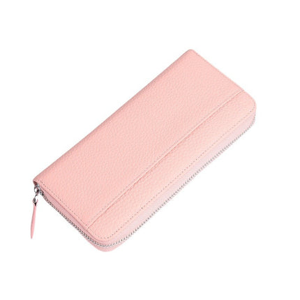 Accordion Card Holder Coin Purse Large Capacity Clutch Anti-Theft First Layer Cowhide Multi-Functional Japanese-Style Card Slot