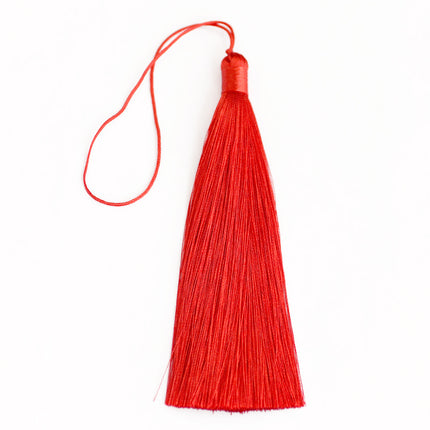 13cm Closed Tassel Fan Accessories Chinese Style Fan Pendant Bookmark Clothing Hanging Spike Accessories Jewelry Decoration Tassel