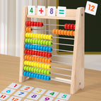 Early education arithmetic calculation stand (with counting stick + 110 cards + formula sheet)