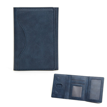 Suitable for Apple 15 iPhone16promaxMagSafe Magnetic Card Bag Multi-Card Three-Folding Mobile Phone Card Case