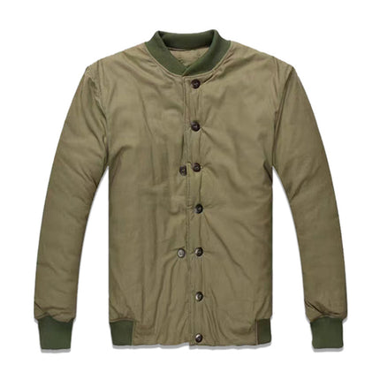 Men's Labor Protection Cotton-Padded Jacket, Pure Cotton, 87-Style Military Green Cotton Coat and Pants, Coal Mine Underground Cold Storage Anti-Cold Clothing, Thickened and Warm