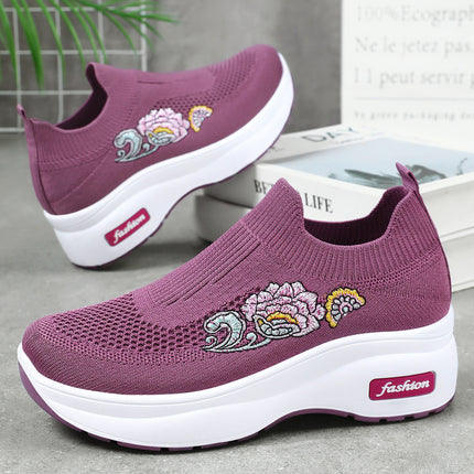 Women's Shoes Spring New Lightweight Platform Casual Shoes Women's Height-Increasing Shoes Versatile Thick-Soled Shoes Foreign Trade Women's Shoes
