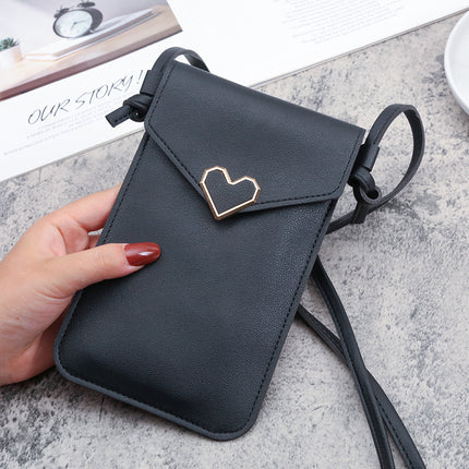 Factory wholesale touch screen mobile phone bag women's fashion mini version all-match student messenger bag women's bag cover mobile phone bag