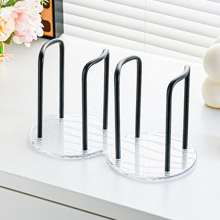 Acrylic Paper Cup Holder Disposable Cup Picker Straw Cup Desktop Storage Rack Household Coffee Tea Cup Rack