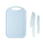 large plate double knife blue
