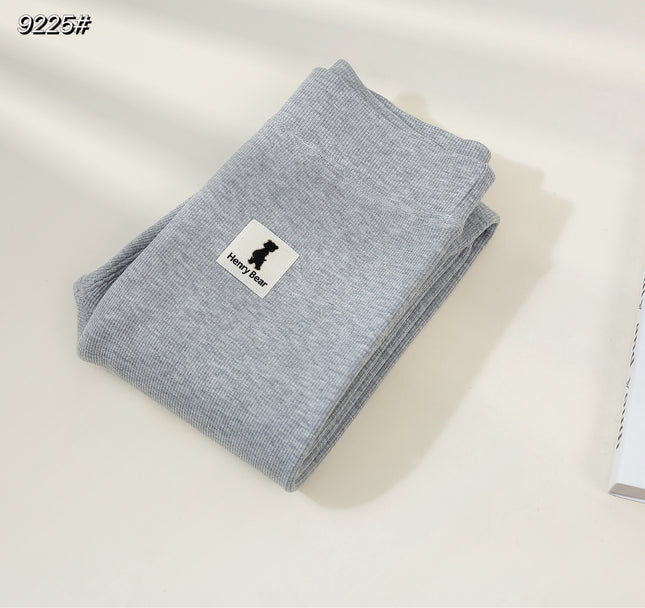 Autumn and Winter New Style Fleece-Lined Thick Leggings for Women, Bear Label, Tight-Fitting, Warm, Slimming Lamb Fleece Skinny Pants