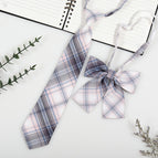 Jk013 white neon (tie + collar flower)