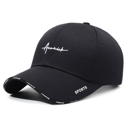 Four Seasons New Versatile Baseball Cap Deep Crown Wide Brim Polyester Cotton Peaked Cap Women's Face-Slimming Sun Protection Hat Sunshade Hat