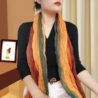 Three-color blue coffee / 175CM