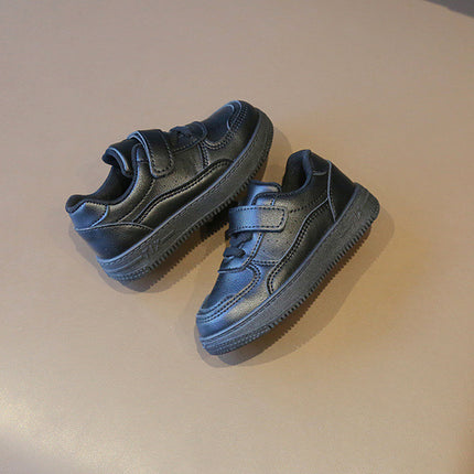 Tenis Sneakers Kids Spring/Autumn New Boys Girls Sports Shoes Casual Board Shoes Leather Soft Soled Children Small White Shoes