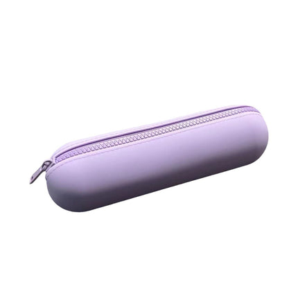 Cross-border Straight Hair Comb Silicone Storage Bag Lipstick Cosmetic Storage Bag Large Capacity Student Stationery Box Waterproof Bag