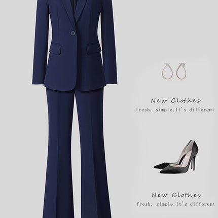New High-Quality Tailcoat Set, Women's Business Office Jacke