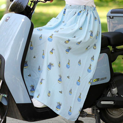 Cycling sun protection clothing leg protection anti-exposure skirt apron summer electric battery motorcycle sun protection skirt