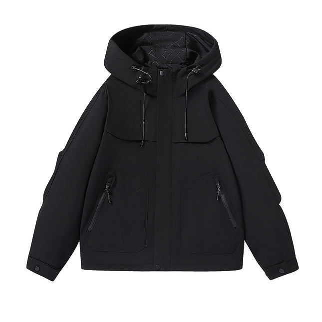Outdoor Sports Waterproof and Windproof High Collar Functional Jacket 2025 New Work Clothes Group Clothes