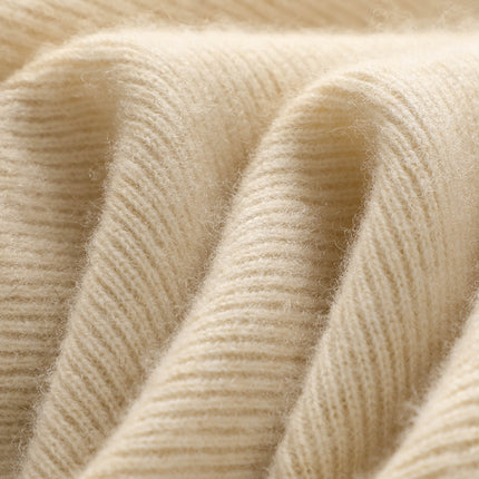 New Autumn and Winter Women's Base Sweater All-match Knit Sweater First-line Garment Piled Collar Solid Color Sweater Inner Riding