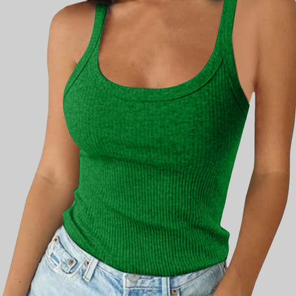 Cross-Border American Hot Girl Camisole Women's Summer Outer Wear Pullover Top with Sports Street European and American Style Women's Clothing