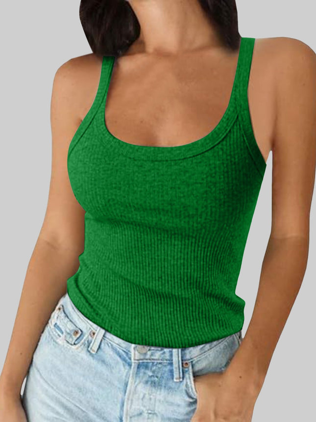 Cross-Border American Hot Girl Camisole Women's Summer Outer Wear Pullover Top with Sports Street European and American Style Women's Clothing