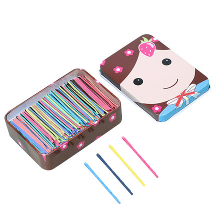 Color macaron color bangs clip hair clip side clip broken hairpin rainbow small clip girl essential clip