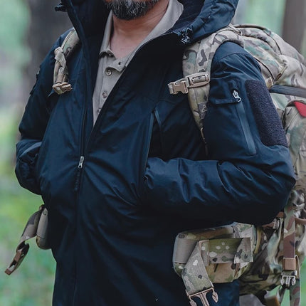 2.0 Tactical Cotton Jacket for Men, Thickened Winter Cotton Coat, Polar Cold-Proof Jacket, Outdoor Multi-Functional Camouflage