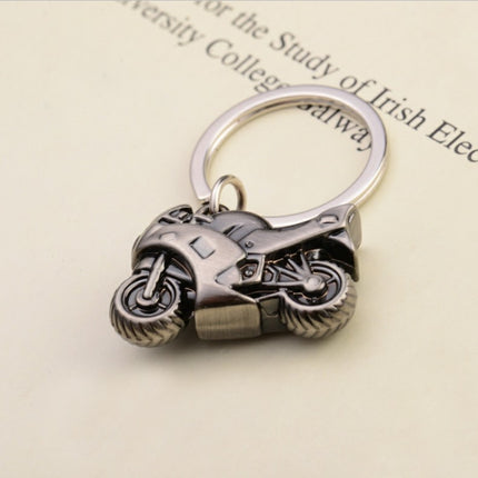 Simulation motorcycle key chain car key chain men's key ring pendant practical car activities gift