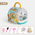 Electric bichon frize can walk [with cage + accessories] will be sent in chinese version by default, with english version