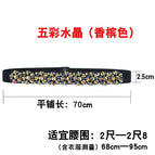 Multicolored Crystal 2129 champagne 70cm