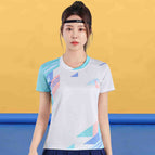 B331 white and blue women's top / M