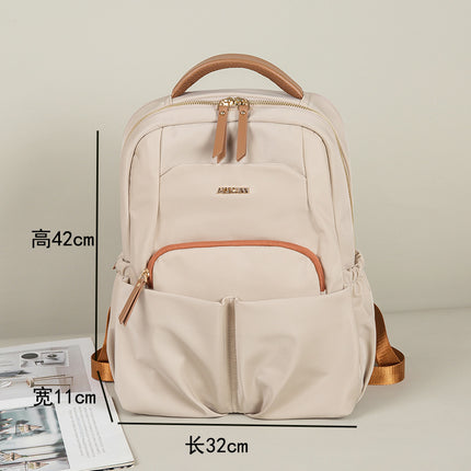 Backpack Women 2025 New Business Commuting Computer Bag 14inch Fashion Casual School Bag Large Capacity Travel Backpack