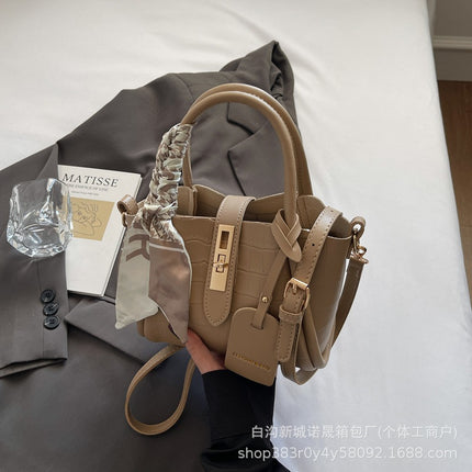 Trendy Cross-Border Foreign Trade Bags 2025 New Fashion Crossbody Versatile Women's Textured Handbag Bucket Bag