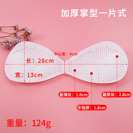 Breathable Thickened Silicone Chest Pad Push-up Invisible Bikini Swimsuit Honeycomb Chest Pad Sports Underwear Pad Insert Top Pad