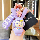 Single OPP bag packaging / Original decompression inflatable vertical ear rabbit-purple