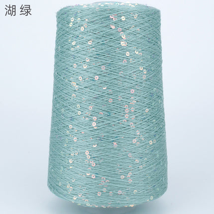 Silk Joy/Tencel Iridescent Sequin Hand-Knitted Yarn Ball Colorful Tencel Sequin Yarn Wholesale 500g