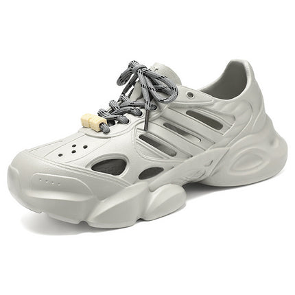 Men's Fashion Versatile Casual Shoes Hollow Breathable Single Shoes Summer New Men's Sandals Non-Smelly Foot Hole Shoes