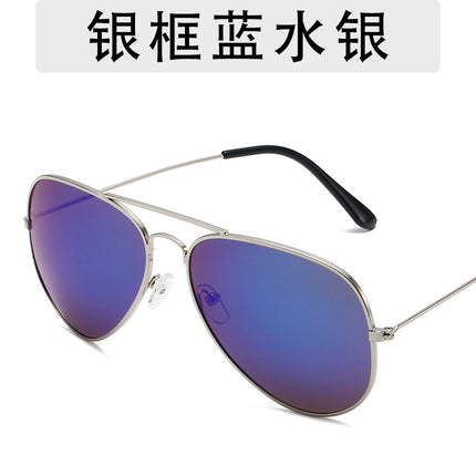 3025 fashion aviator goggles men and women personalized hip-hop all-match sunglasses 3026 colorful ocean sunglasses