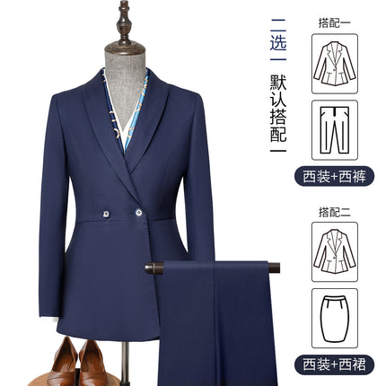 2025 new business attire women's fashion suit overalls women's suits high-end formal work clothes in stock