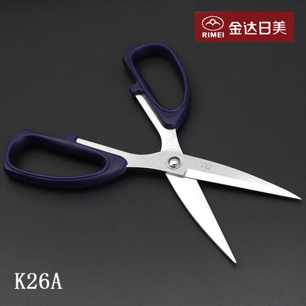 JINDA RIUS K24A Strong Scissors Thickened Blue Handle K25A Household Scissors K26A Large Office Scissors