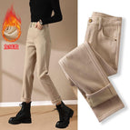 Khaki fleece-lined nine points / 26