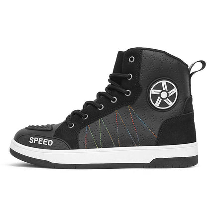 Motorcycle Shoes, Motorcycle Riding Shoes, Men's All-Season Off-Road Motorcycle Boots, Racing Short Boots, Off-Road Riding Short Boots