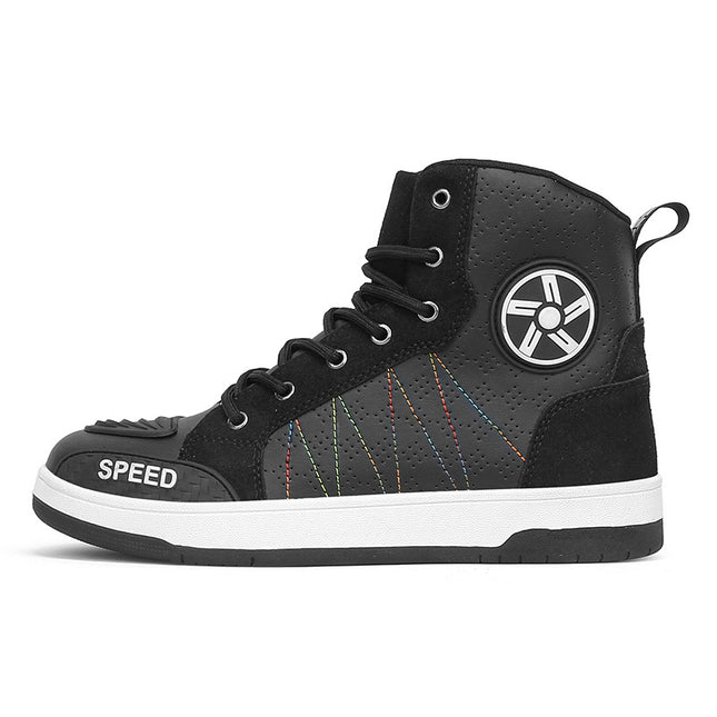Motorcycle Shoes, Motorcycle Riding Shoes, Men's All-Season Off-Road Motorcycle Boots, Racing Short Boots, Off-Road Riding Short Boots
