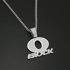 Silver Pendant with 70cm Cuban Chain