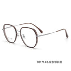 C8 gray purple matte silver white frame