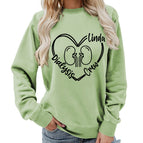 Olive green (black font) / S