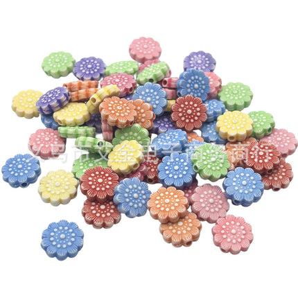 Plastic Washed Marine Series Shell Starfish Small Fish Kids Toy Beaded Bracelet Necklace Beaded Accessories Wholesale