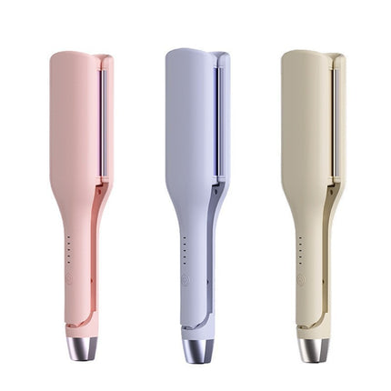 Cross-Border New Lazy Straightening Comb Egg Curling Iron Large Wave V-Shaped Fluffy Dormitory Splint Portable Quick-Heating V Curl